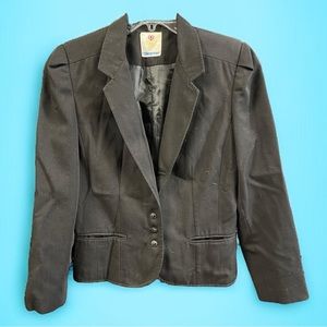 3/$15 Collegetown Black Button Front Double Breasted Blazer